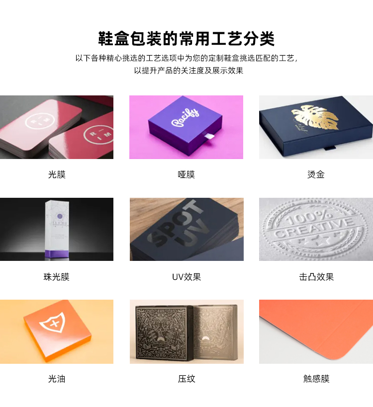鞋盒定制工艺